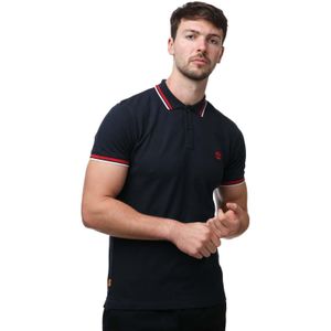 Timberland Polo met korte mouwen voor volwassenen (Marine)