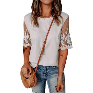 Kanten Detail Blouse