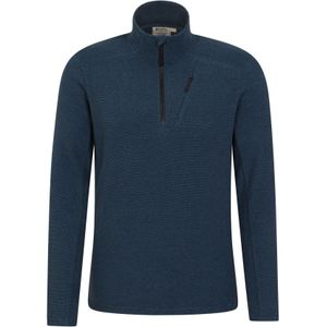 Mountain Warehouse Heren Ridge Half Zip Fleece Top (Blauw)