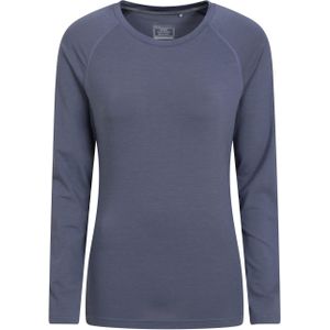 Mountain Warehouse Dames/Dames Quick Dry Top met lange mouwen (Donkergrijs)