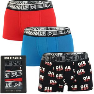 Diesel UMBX-DAMIENT boxershorts voor heren, set van 3, meerkleurig