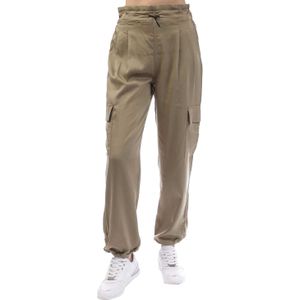 DKNY Dames Zachte Cargo Broek (Beige)