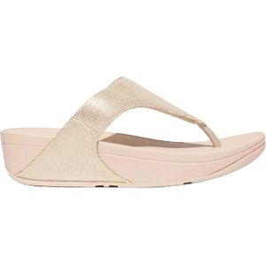 Fit Flop Dames/Dames Lulu Canvas teensandalen (Beige)