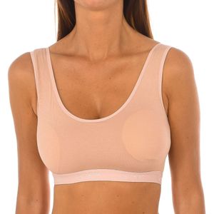 Micofibra Bamboe kanten top met ronde hals 707 vrouw