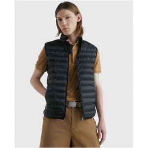 Tommy Hilfiger Jas Zomer Core Packable Circular Bodywarmer Zwart - Maat S