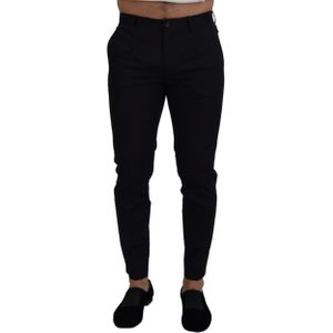 Slim fit katoenen broek