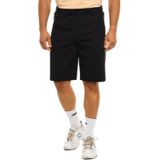 Karl Lagerfeld - Korte Broeken - Zwart - Polyester - Sportieve Shorts met Elastische Tailleband