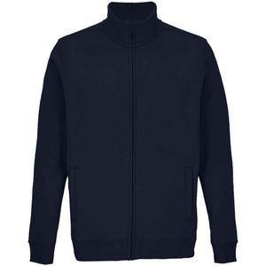 SOLS Cooper Marl Full Zip Jack voor volwassenen (Franse marine)