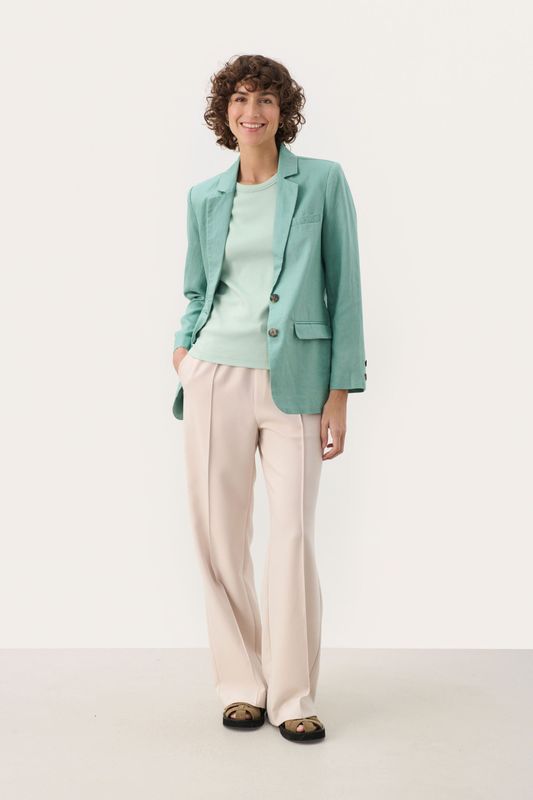 Part Two, Dames, Jassen, Groen, Maat: XS Linnen,