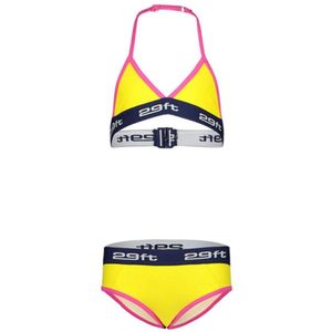 29FT triangel bikini geel/donkerblauw