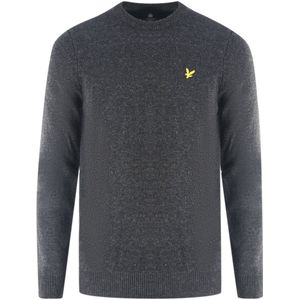 Lyle & Scott lambswool Knitted Dark Grey Sweater