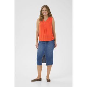 Mouwloos shirt Regular fit Grenadine orange