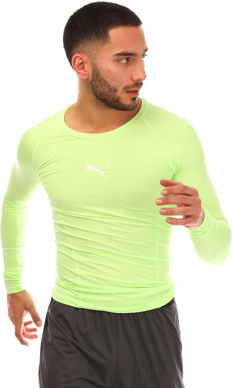 Puma - LIGA Baselayer - Thermoshirt - Lime - 89% Polyester 11% Elastane