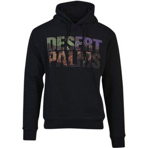 Dsquared2 Desert Palms-logo zwarte hoodie