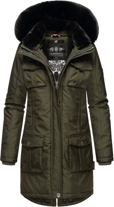 NAVAHOO Functionele jas 'Tiniis'  kaki