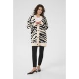 Vest - KAsandra - Oversize Fit - Zwart/Wit