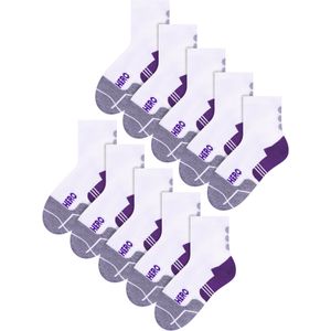 Steven - 10 Paar Jongens Sport Sokken | Ademende Gewatteerde Sokken Kinderen - Stijl 3
