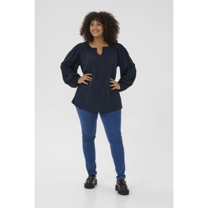 Blouse met lange mouwen Regular fit Midnight Marine