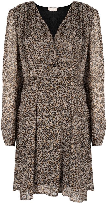 A-lijn Jurk - Midilengte - Zwart - Hoogwaardige Stof Met Zijde