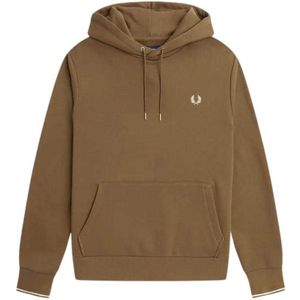 Fred Perry Heren Tipped Hoodie (Bruin)