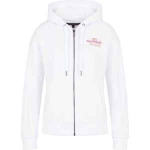 Armani Exchange Dames/Dames Full Zip Hoodie (Wit)