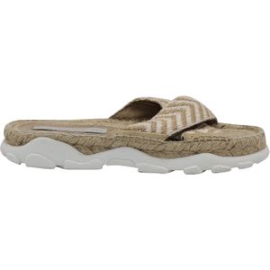 Stella McCartney Geweven Touw Espadrille Slippers in Beige Jute