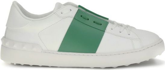 Open Sneakers Leren Streep