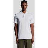 Lyle & Scott Heavyweight Marl Poloshirt - Wit