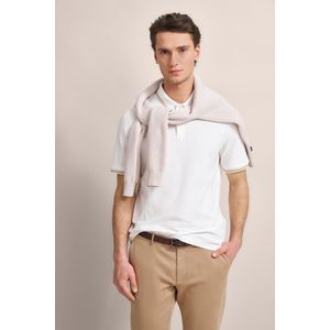 Bugatti Herren Poloshirt met contrasterende strepen