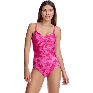 V-hals badpak met cups W250976 Dames