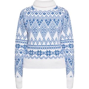 Mymo - Gebreide Trui - Marine Wit - Dames