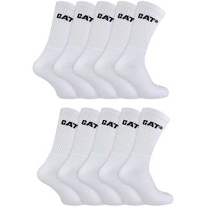 10 Pairs Unisex Prestaties Werk Duurzame Katoenen Sokken