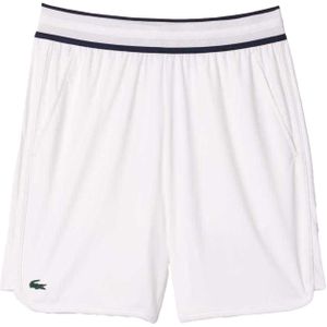 Lacoste Heren Daniil Medvedev Tennisshort (Wit)