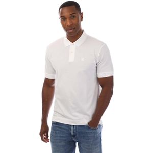 Boss Heren Katoenen Polo Shirt (Wit)