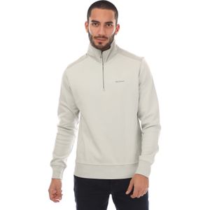 Belstaff - Alloy Quarter Zip Sweatshirt - Wit - Katoen Fleece