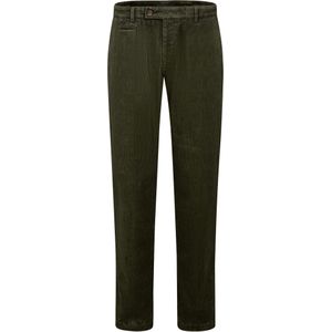 FLEXCITY - Chino Broek - Olijf - Elastisch Katoen - Slim Fit