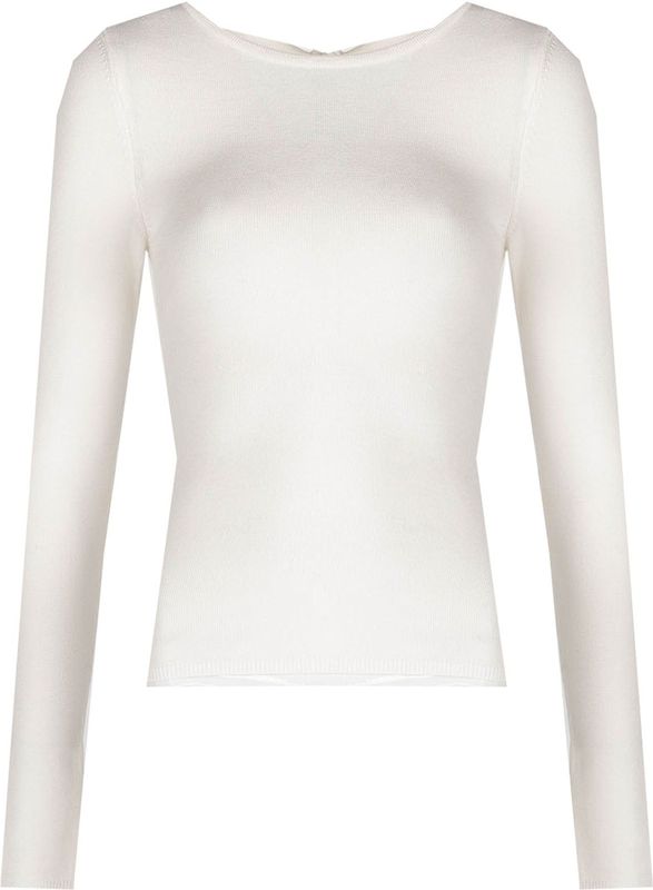 Guess - Truien & Vesten - Beige - Rondgebreide Trui met Ronde Hals