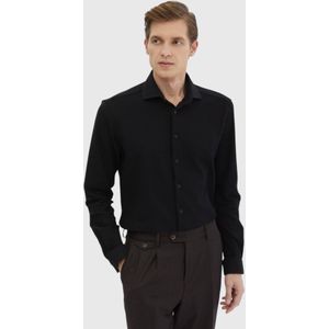 Chemise décontractée tricotée à rayures 100 % coton