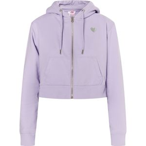 Mymo - Bijgesneden Hoodie - Violet - Dames
