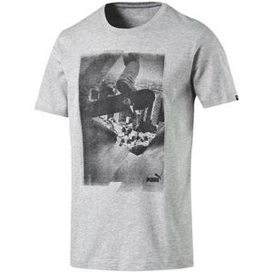 Puma - Archive Photo - T-shirt - Grijs - Korte Mouw
