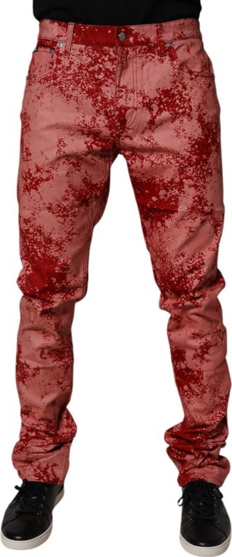 Spettersverf Slimfit Jeans