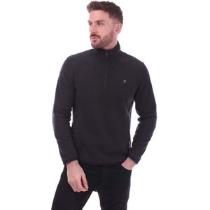 Farah Heren Rush Quarter Zip Fleece Top (Marine)