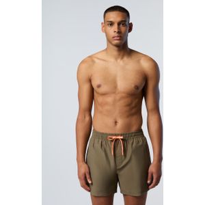 North Sails - Groene Katoenen Zwembroek - Heren - 36 cm - Met Ocean Details