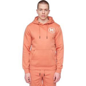 Henleys Heren Metafone Hoodie (Baksteen Rood)
