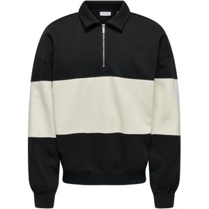 Only & Sons - Trui - Blauw - Katoen - Oversized Pasvorm