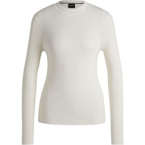 Boss Dames/Dames Feskiera Gebreide Trui Top (Wit)
