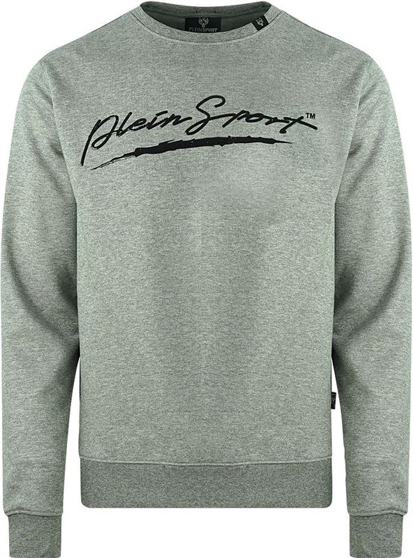 Plein Sport - Sweatshirt met Lange Mouwen - Grijs - Katoen