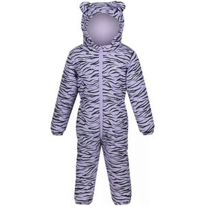 Regatta Kinder/Kinderen Penrose Zebra Print Puddle Suit (Viooltje) - Maat 12-18M / 80cm