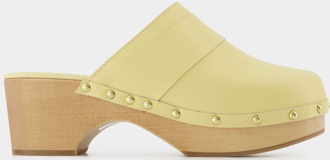Aeyde - Bibi - Clogs - Geel - Leer