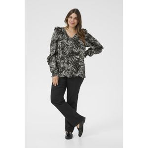 Blouse met lange mouwen KCalicia Blouse met lange mouwen Regular fit black darkgrey